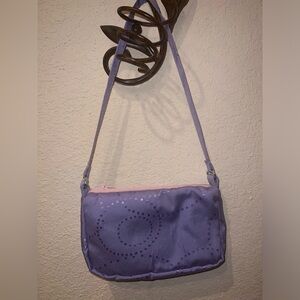 Vintage fabric purple bag